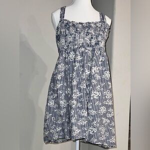 American Eagle Blue and White dress